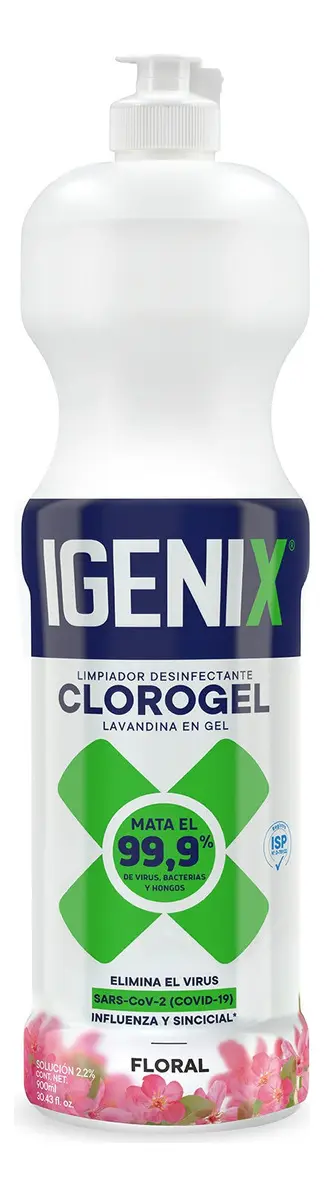 Clorogel Igenix Floral 900 Ml.